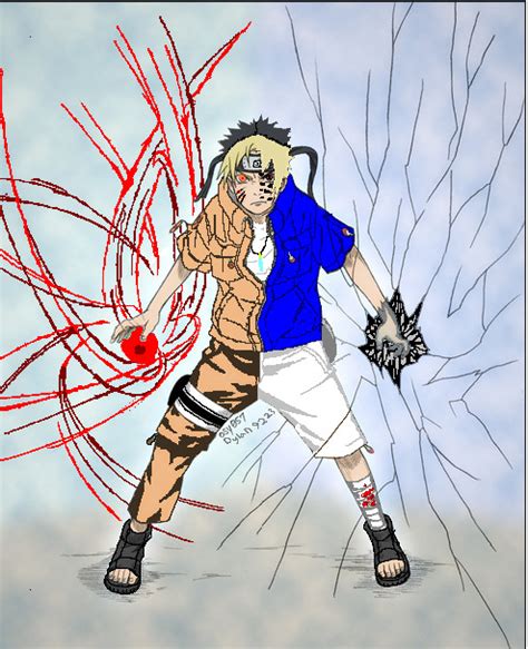 Naruto And Sasuke Fusion By Dylan9223 On Deviantart