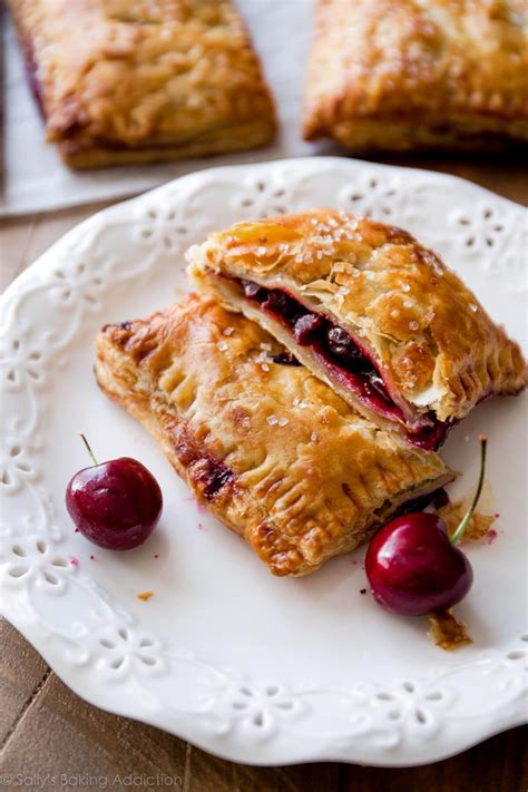 Simple Cherry Pastry Pies Sally S Baking Addiction