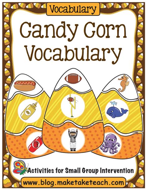 Candy Corn Vocabulary Make Take And Teach