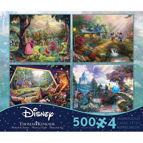 Buy Ceaco 4 In 1 Multipack Thomas Kinkade Disney Dreams