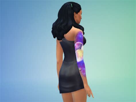 Glowing Galaxy Tattoo The Sims 4 Catalog