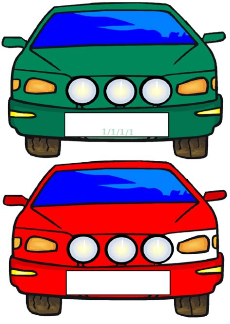 Cars Coloring Sheet And Colored Examples Printable Pdf Download