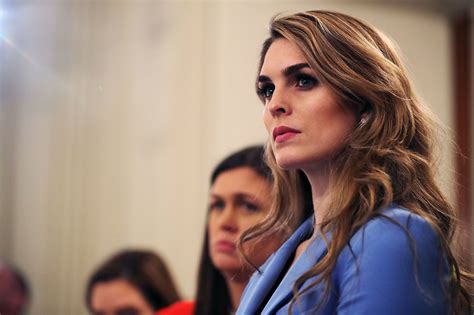 Totally Exonerated White House Instructs Hope Hicks To Keep Quiet Vanity Fair