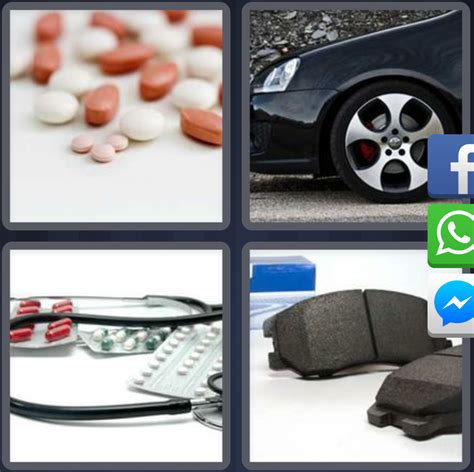El objetivo es encontrar la palabra que se ajuste a las imágenes. 4 Fotos 1 Palabra Remedios Auto Medicamentos - Soluciones ...