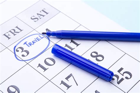Premium Photo Calendar Date Circled With Blue Pen Travel Appointment