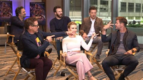 Avengers Endgame Cast Talks About The Film S Highly Anticipated Debut Good Morning America