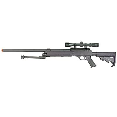 Buy Bbtac Powerful And Precision Spring Airsoft Sniper Rifle Gun Heavy Weight With X Scope And