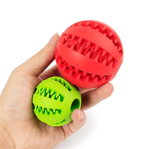 Dog Treat Ball Fun Interactive Dog Food Dispenser Toy Ball Durable