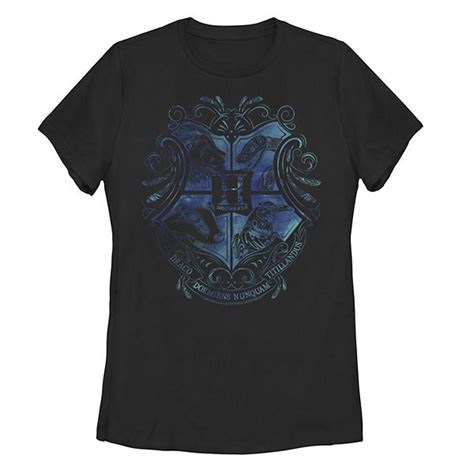 Juniors Harry Potter Hogwarts Crest Graphic Tee