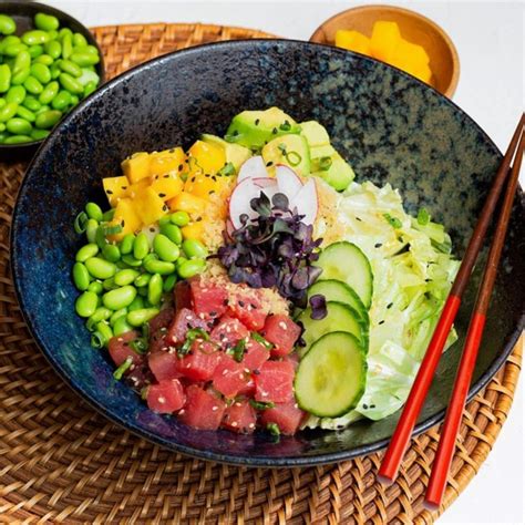 Too many poke bowl recipes disappoint with bland dressings and tasteless rice. Cactus Club Cafe: Take Home Vancouver - Vancouver Is Awesome