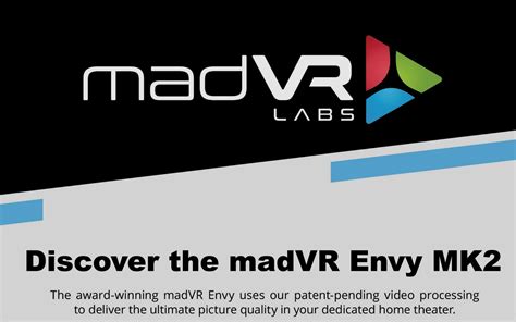 Madvr Envy Verdens Bedste Videoprocessor Til Hjemmebio