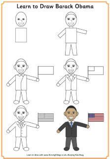 Try and get lots of different types of. Learn to draw Barack Obama | Learn to draw, Obama art ...