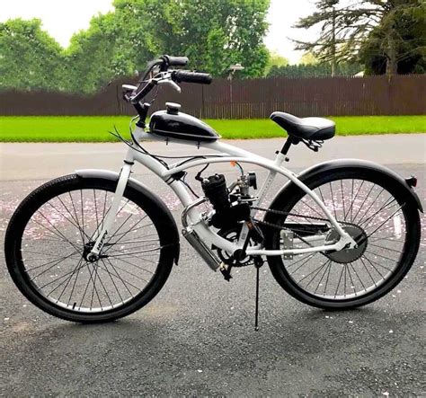 White Widow Motorized Bike Kit On Best Bike Motorised Bike Bike