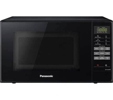 Page 2welcome to panasonic microwave cooking thank you for purchasing a panasonic microwave oven. Buy PANASONIC NN-E28JBMBPQ Compact Solo Microwave - Black ...