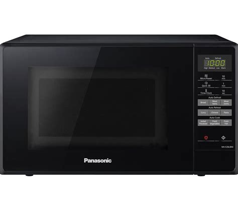 But first, do you know the wattage of your microwave oven? Buy PANASONIC NN-E28JBMBPQ Compact Solo Microwave - Black | Free Delivery | Currys