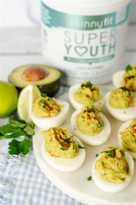 How To Make Healthy Avocado Deviled Eggs No Mayo