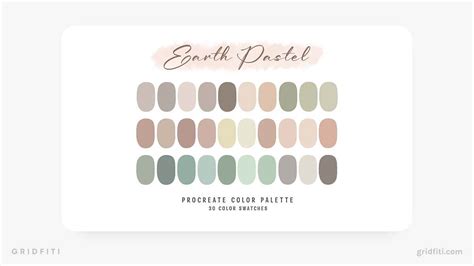 Pastels Procreate Color Palette In Color Palette Color Palette