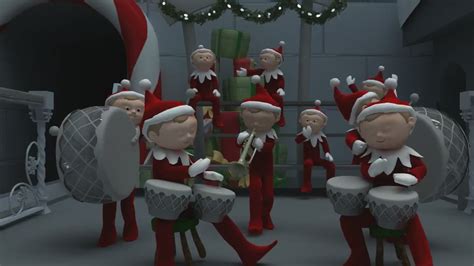 Teams Elf Christmas Background / Festive teams backgrounds / christmas themed teams backgrounds 