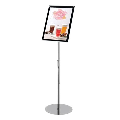 A4 And A3 Poster Display Stand Chrome Poster Stand