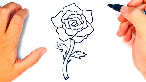 Dibujos De Rosas Para Dibujar Dibujos Faciles