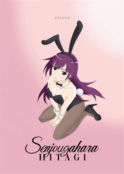 Senjougahara Hitagi As The Bunny Girl Senpai Mai Araragi