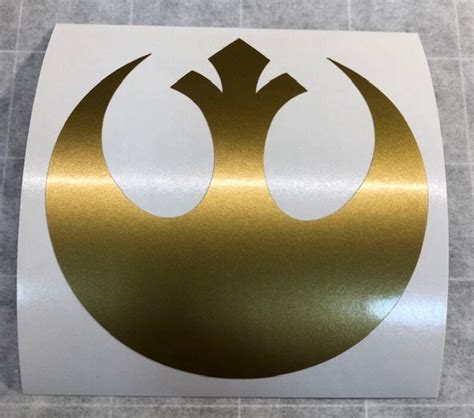 Star Wars Rebel Alliance Symbol Vinyl Decal Sticker Pick Color Etsy