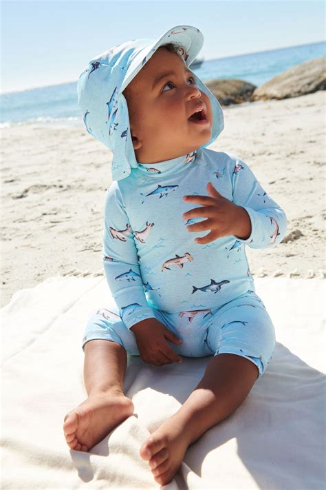 Buy Sunsafe 2pc All In One Swimsuit And Hat 3mths 7yrs From The Next