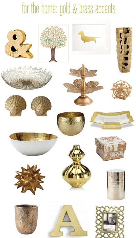 Gold And Brass Accents For The Home Gold And Brass Accents