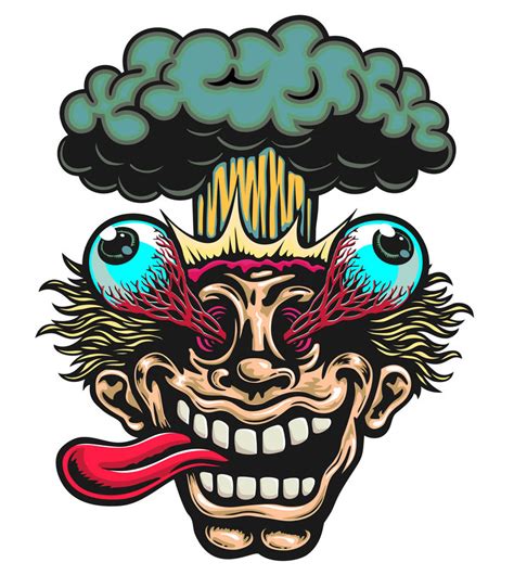 Cartoon Head Exploding Eyes Popping Out Vector 18919988 — Obrien