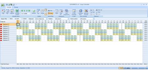 24 7 Shift Schedule Template Sampletemplatess Sampletemplatess