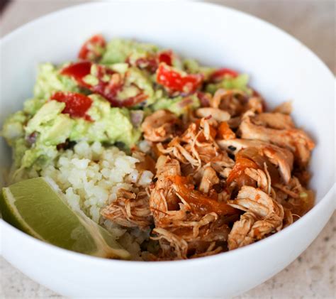 Healthy Chicken Taco Bowl (Whole30!) - Lake Shore Lady