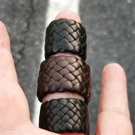 Kama Leather Ring Braided Leather Ring Men's Women's | Etsy | Braided leather, Leather ring, Leather