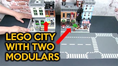 Start A Custom Lego City Layout With Just Two Modular Buildings Youtube