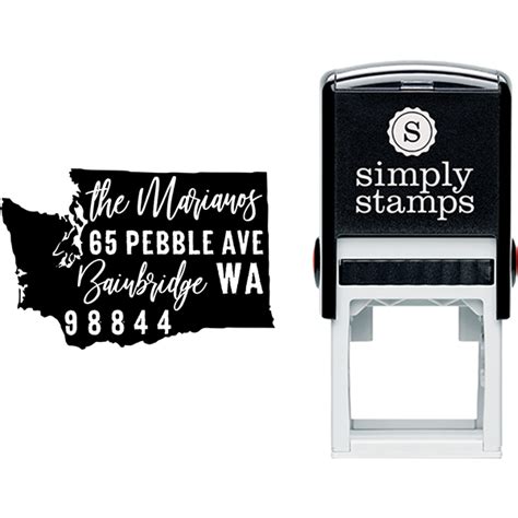 Washington Home Grown Address Stamp 904 Custom