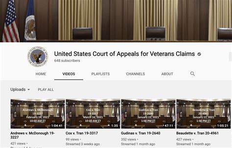 Court Of Appeals For Veterans Claims