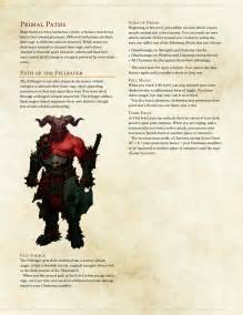 Rage slot tracker for the barbarian class of dungeons and dragons 5e. DnD 5e Homebrew — Fellrager Barbarian by Sakilla07