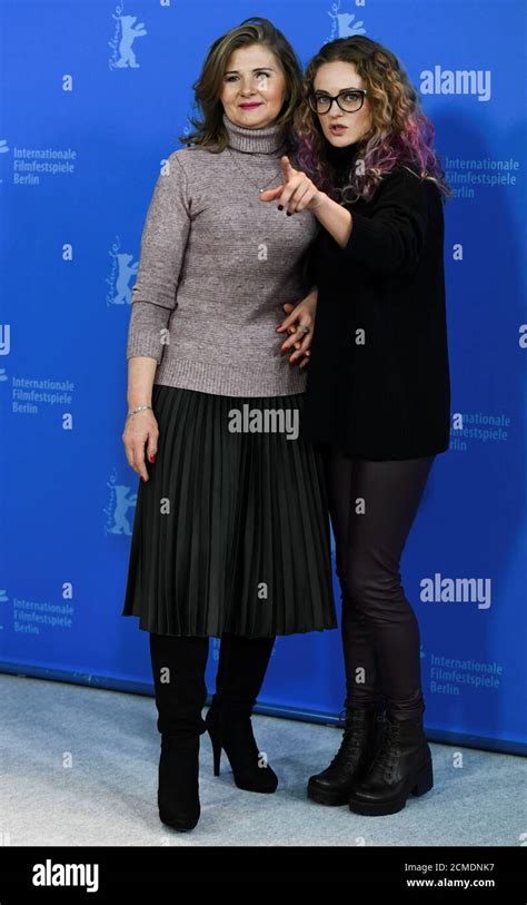 actors natalia berezhnaya and olga shkabarnya attend a photo call to promote the movie “dau