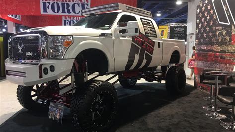 Sharp Wraps Wrapped An F350 For Sema 2016 In A Custom Brushed Pearl