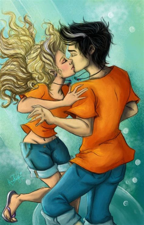 Percabeth Percy Jackson Underwater Kiss Percabeth