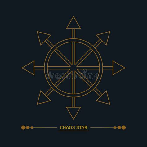Chaos Star Magic Symbol Stock Illustration Illustration Of Wallpaper