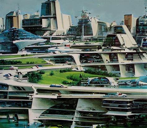 How The 50s Saw The Future Retro Futurism Sci Fi City Future City