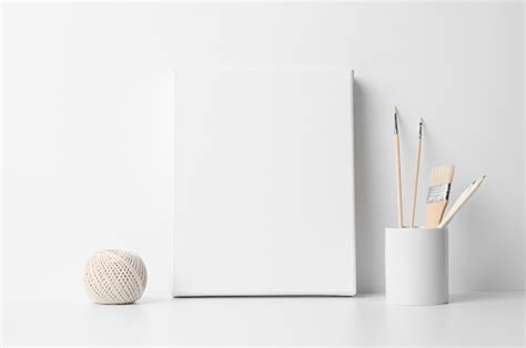 Download 8x10 Art Canvas Mockup Portrait Stock Photo - Download ...