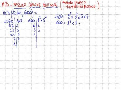 45=3×3×5 il numero 90 è il mcm tra 30 e 45. Calcolo del MCD.flv - YouTube