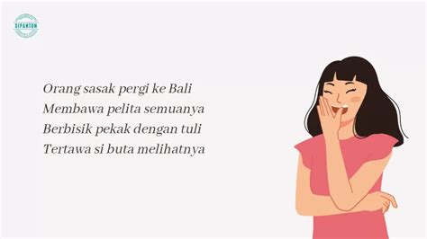 Pantun Jenaka Lucu Banget Baris Asli Bikin Ngakak