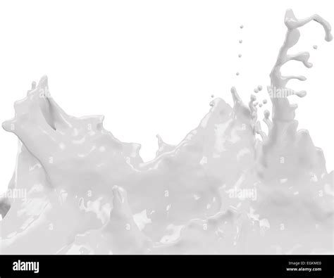 White Milk Splash Paint Splatter Stock Photo Alamy