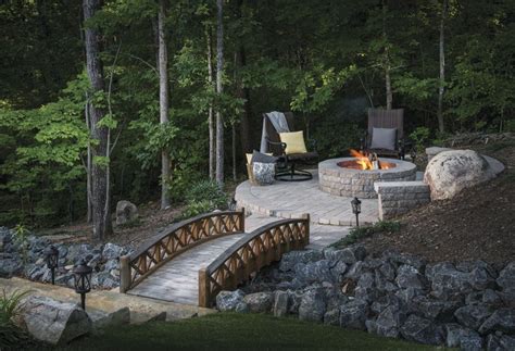 These diy fire pit ideas to make your neighbors jealous, one tip of precaution would be to make bookcase bookshelf wooden decorative design special process triple rope shelf bookcase, bookcase, wood bookcase, shelf. Fire Pit Patio Design Trends | In-Ground, Multi-Level, Gas ...