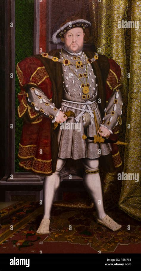 Portrait Of King Henry Viii Hans Holbein The Younger Workshop Circa