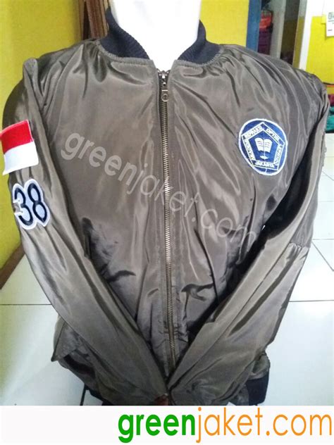 Jaket Bomber Refraksi Leprindo Jakarta Green Jaket