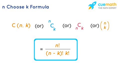 N Choose K Formula Learn The Formula Of Combinations Cuemath