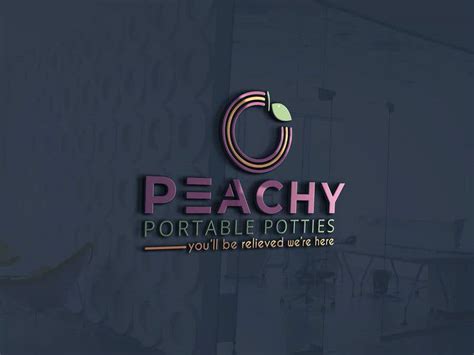 Entry 29 By Furqaneyrie For Logo Creation Peachy Portable Potties